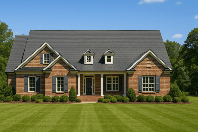 Modern 1.5-Story House Plan with Craftsman Character & CAD Blueprint