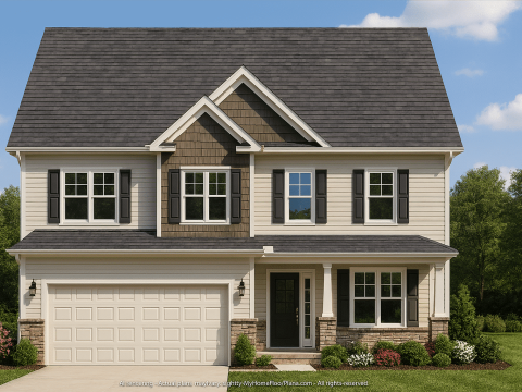 Modern 2-Story House Plan with CAD Designs & Detailed Blueprints