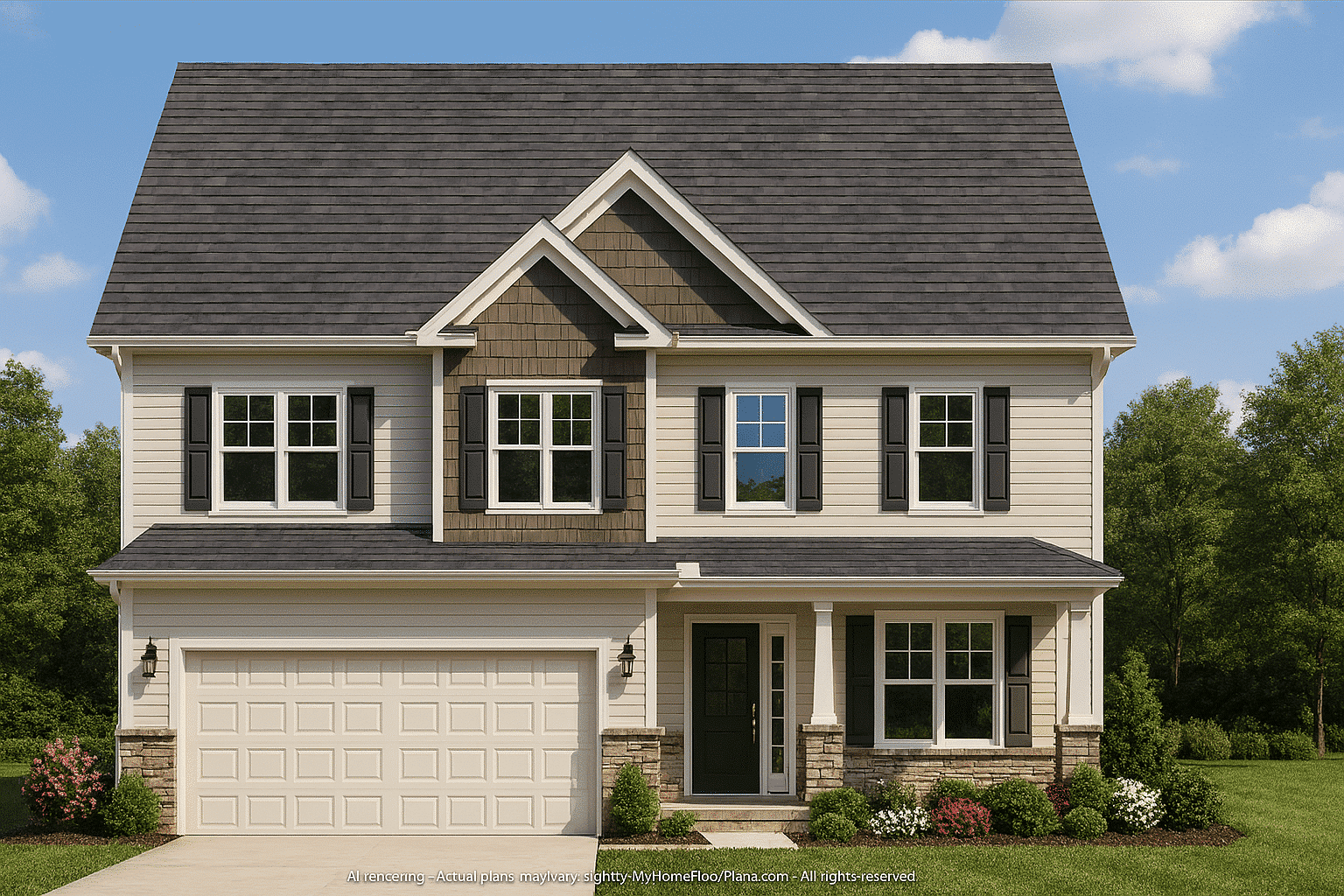 Modern 2-Story House Plan with CAD Designs & Detailed Blueprints