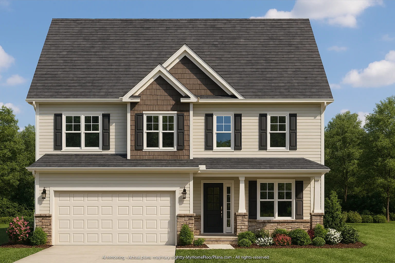 Modern 2-Story House Plan with CAD Designs & Detailed Blueprints