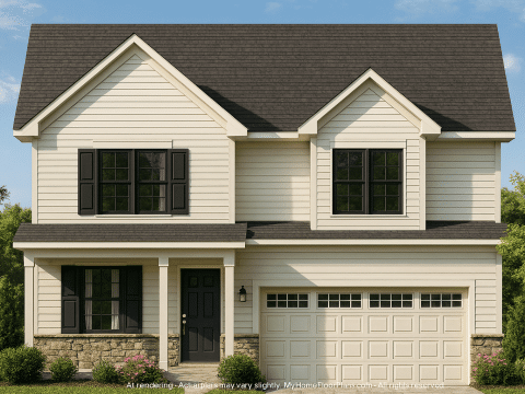 Modern 2-Story House Plan with Open Floor Layouts and Craftsman Curb Appeal