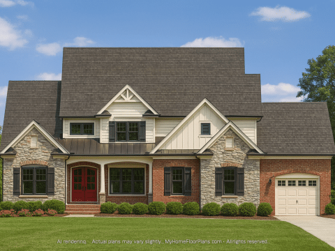 Modern 3-Story House Plan with Basement, Deck, and CAD Designs