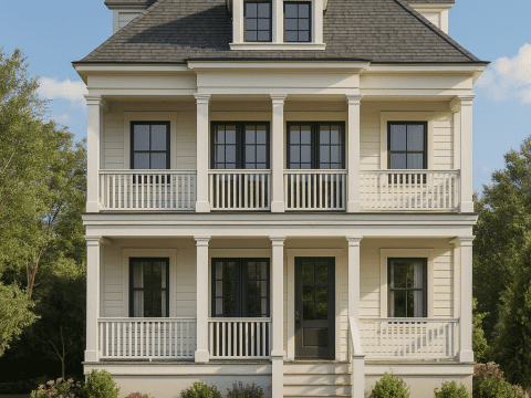 Modern Beach House Plan with 4 Stories and Breathtaking Outdoor Living