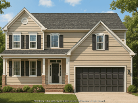 Modern Craftsman Home Plan Spacious Designs with 54'-0 Depth
