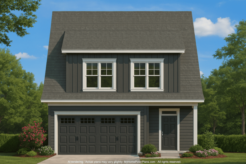 Modern Craftsman Home Plan with 2 Floors & Detailed CAD Designs