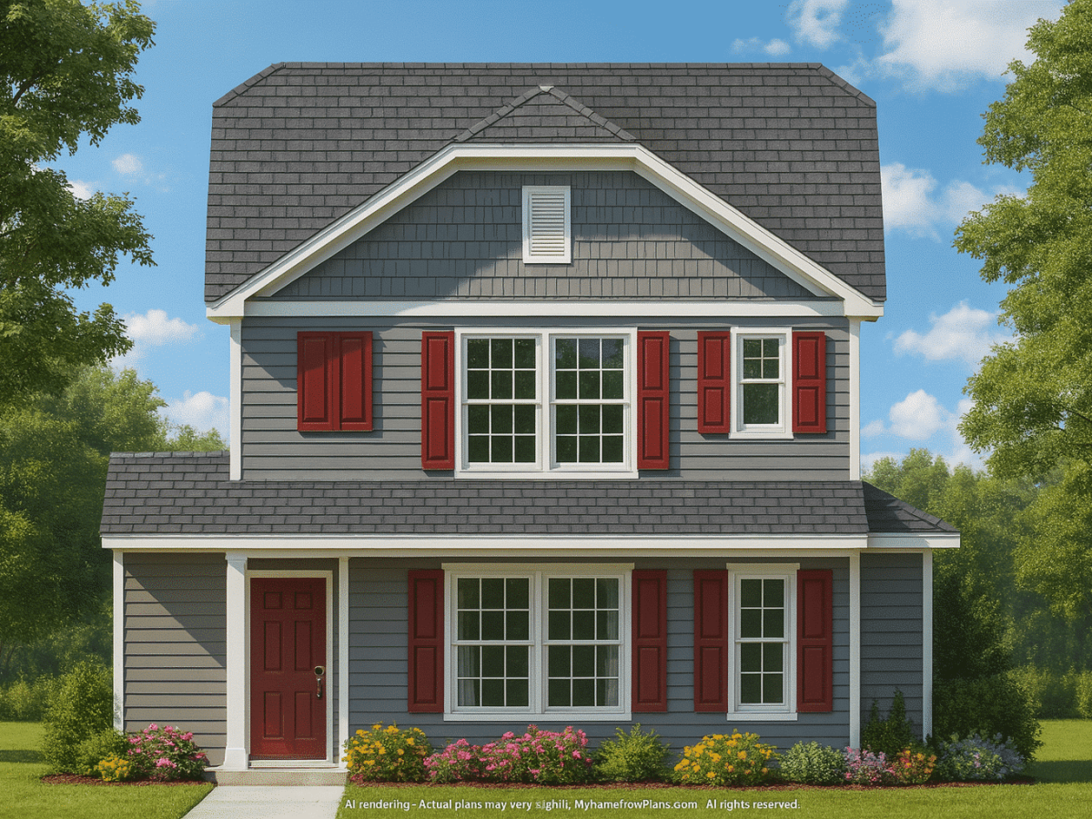 Modern Craftsman Home Plan with 3 Bedrooms & Open Floor Design