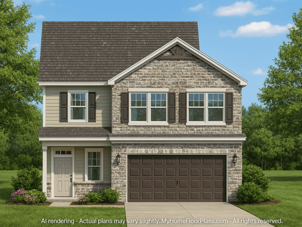 Modern Craftsman Home Plan with CAD Floor Plans and Designs