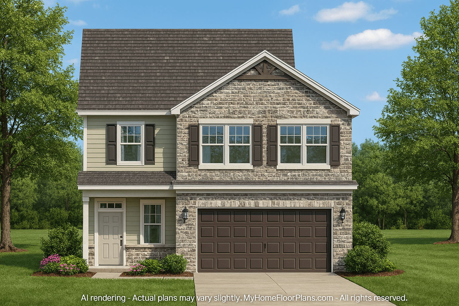 Modern Craftsman Home Plan with CAD Floor Plans and Designs
