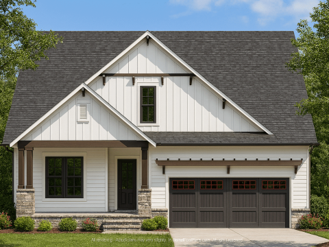 Modern Craftsman Home Plan with Open Floor Design & CAD Details