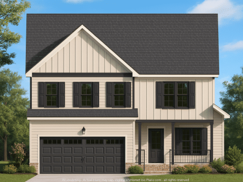 Modern Craftsman Home Plan with Open Floor Plan & CAD Designs