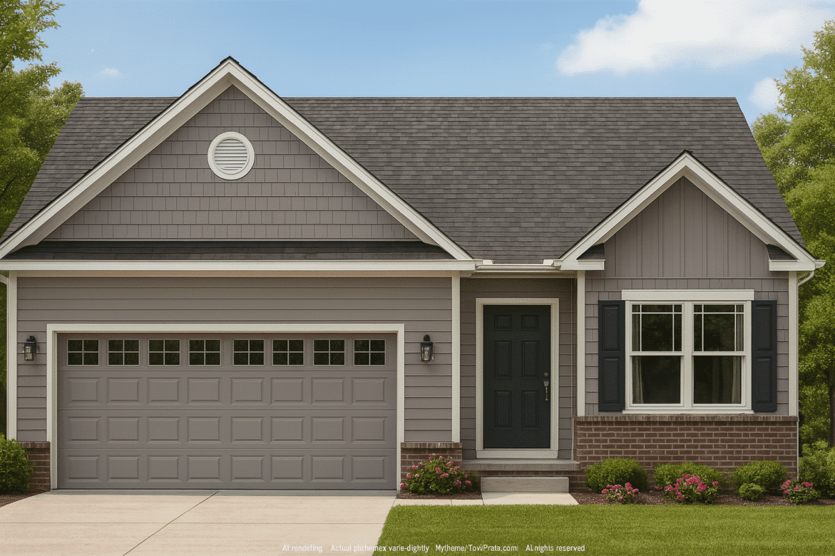 Modern Craftsman Home Plan with Spacious 3 Bedrooms and CAD Blueprint