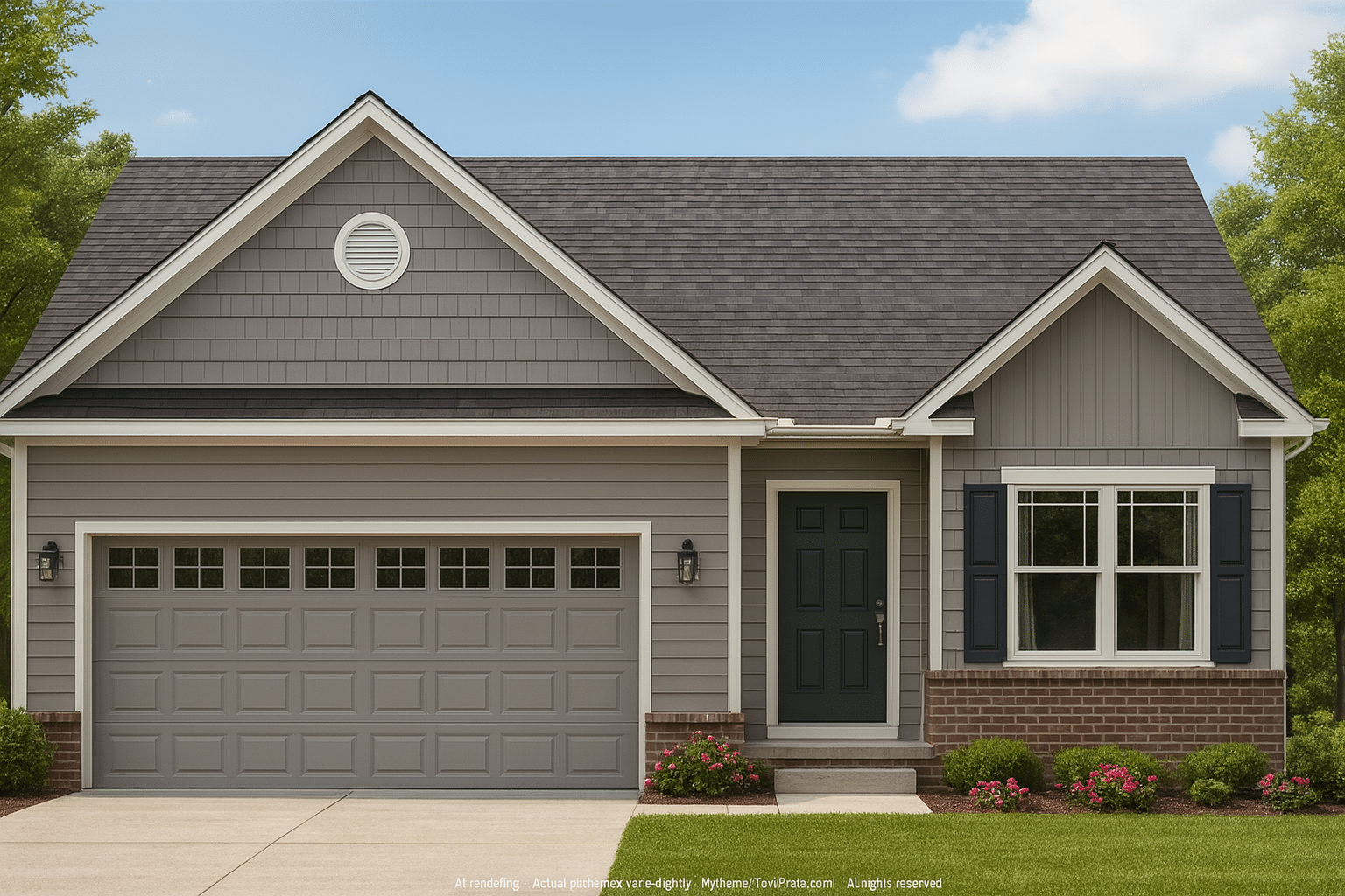 Modern Craftsman Home Plan with Spacious 3 Bedrooms and CAD Blueprint