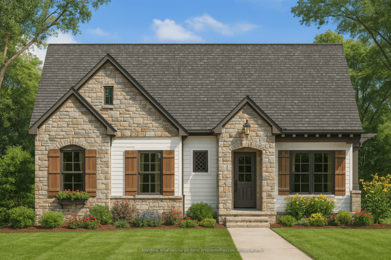 Modern Craftsman Home Plan with Spacious Layout and Custom CAD Designs