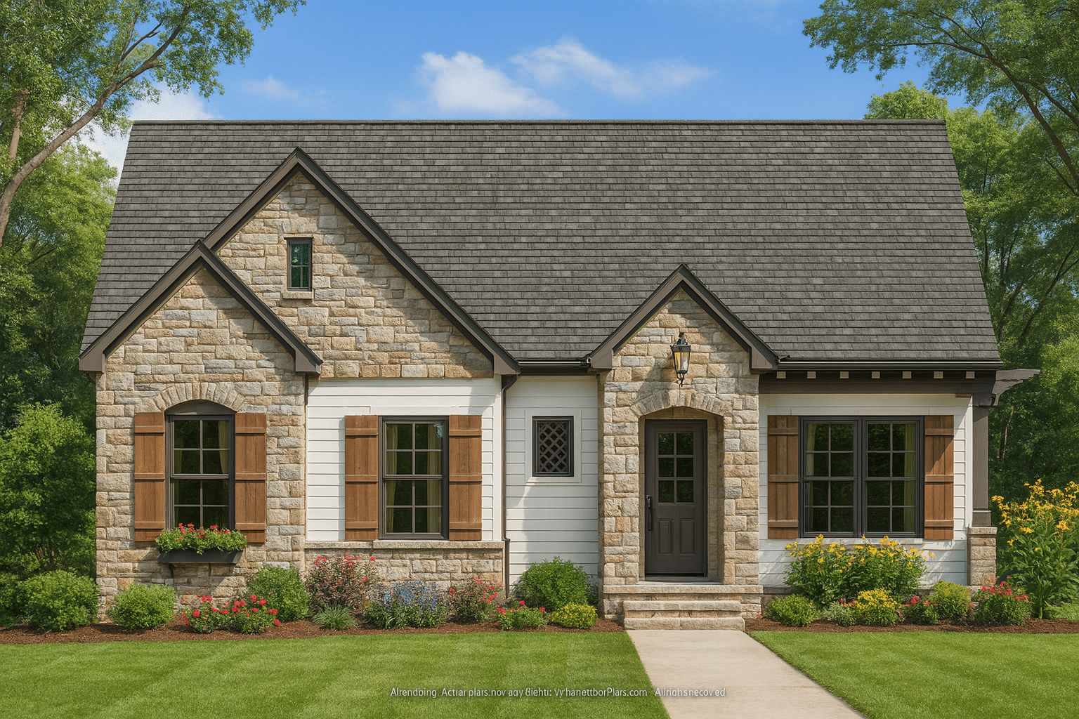 Modern Craftsman Home Plan with Spacious Layout and Custom CAD Designs