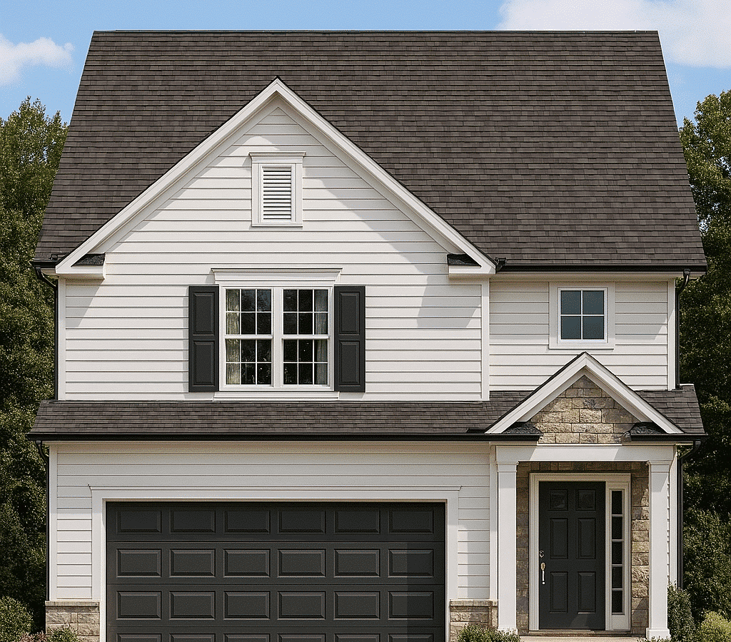 Modern Craftsman House Plan with 2 Stories & CAD Blueprints