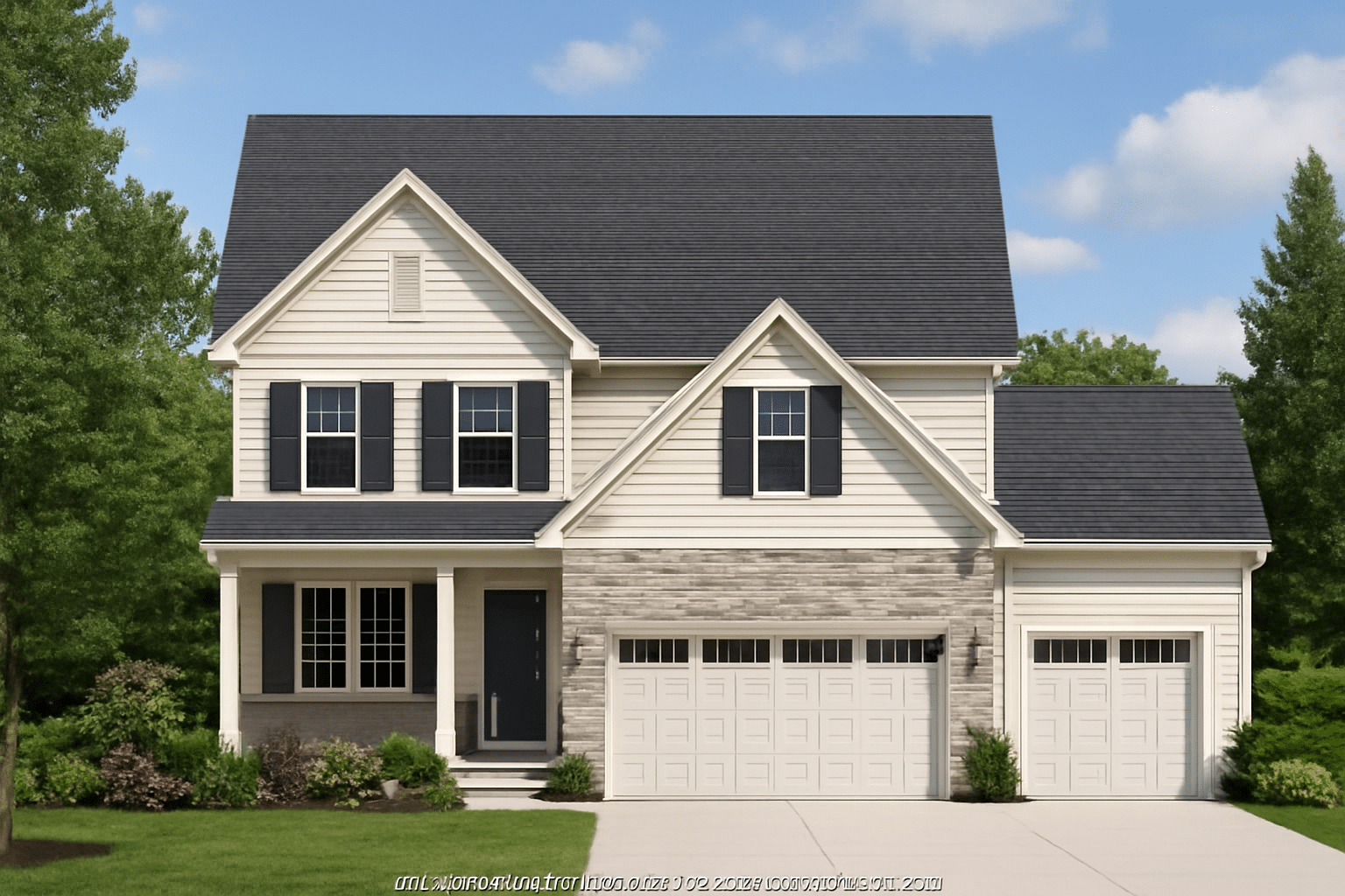 Modern Home Design with 4 Bedrooms, Bonus Room & CAD Blueprints