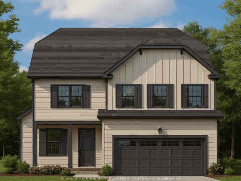 Modern Home Plan with 2 Stories, CAD Blueprint & Features