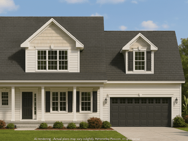Modern Home Plan with Detailed CAD Designs & Floor Blueprints