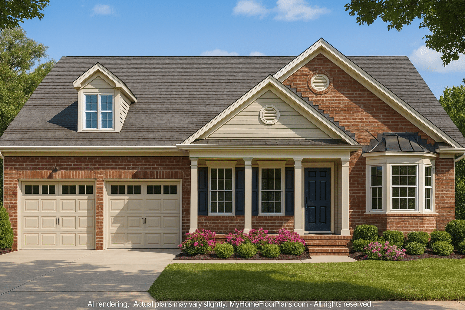 Modern Home Plan with Spacious Layout & CAD Blueprints