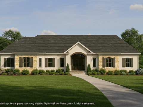 Modern Pool House Floor Plan with CAD Blueprint Designs