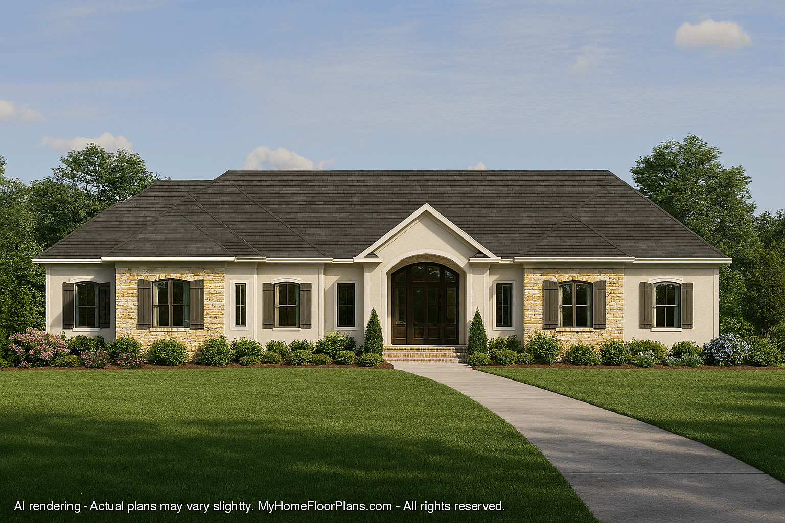 Modern Pool House Floor Plan with CAD Blueprint Designs