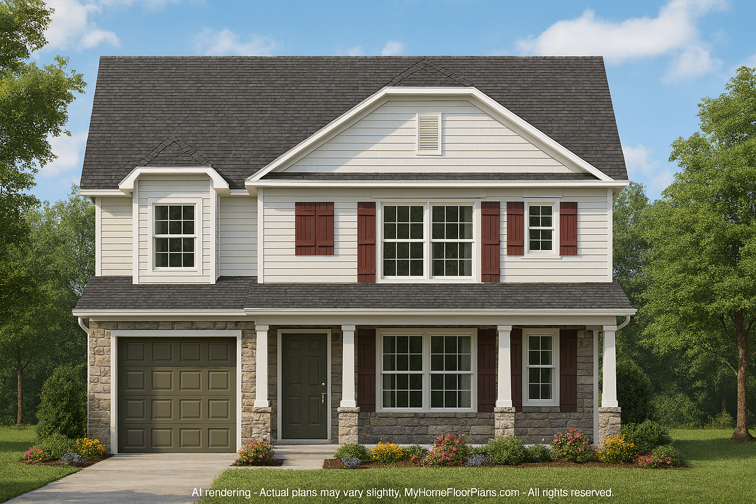 Charming 1-Story Cottage House Plan with Cozy Layout & CAD Designs