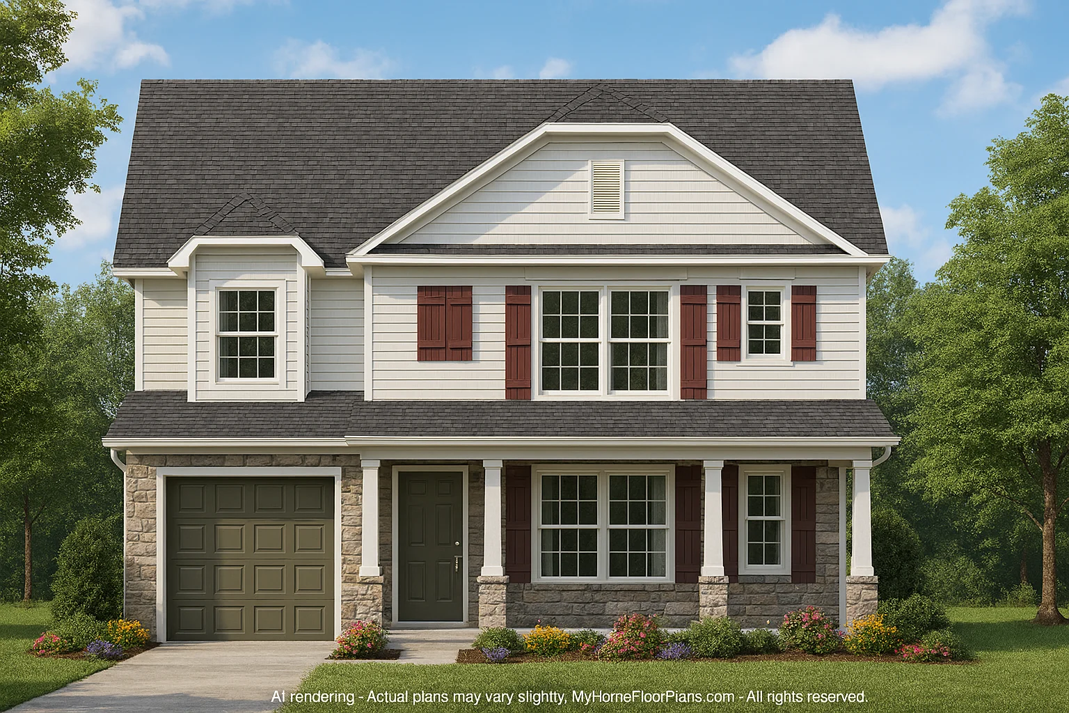 Charming 1-Story Cottage House Plan with Cozy Layout & CAD Designs