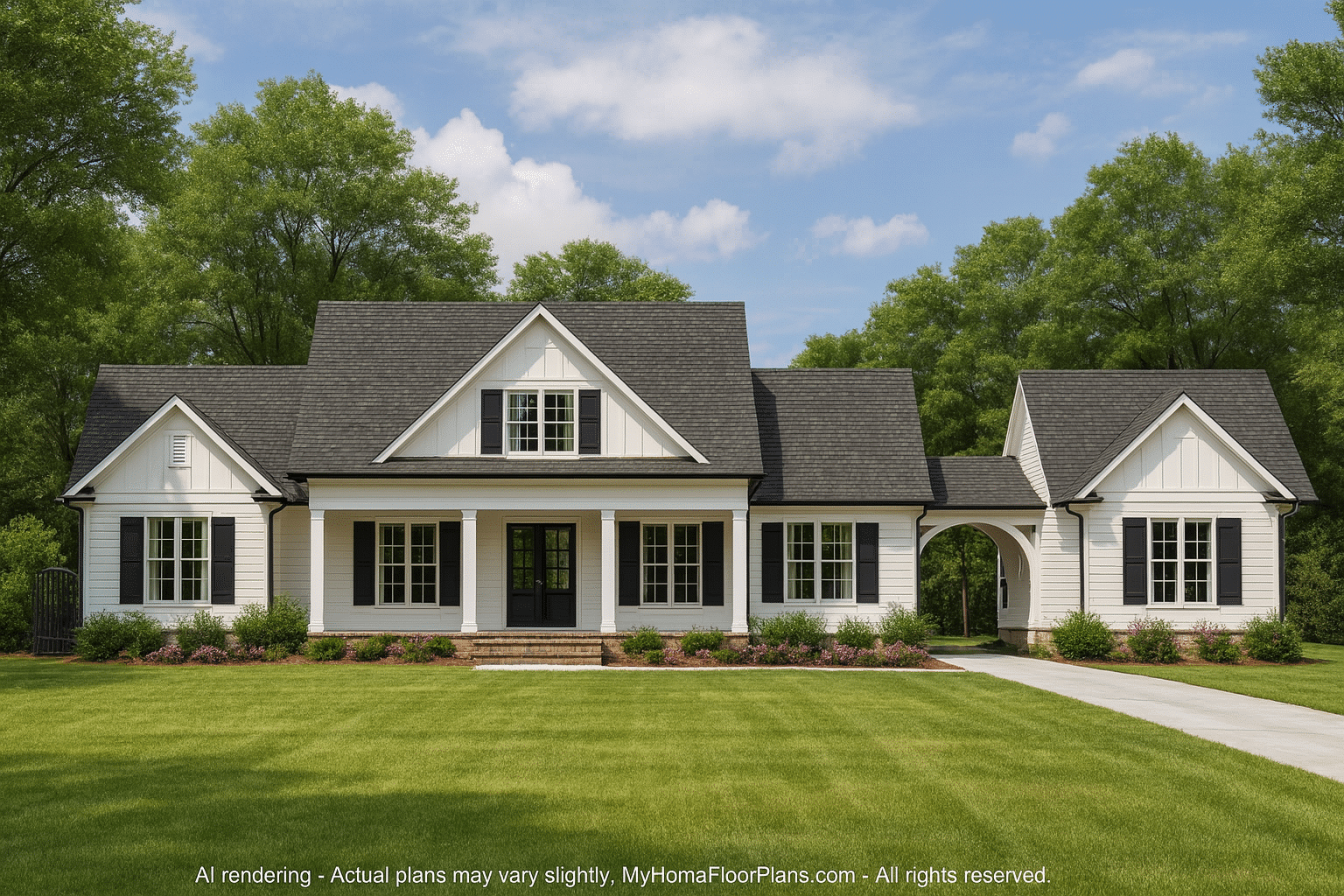 Simple Garage Floor Plan 2-Bay CAD Blueprint for Efficient Storage