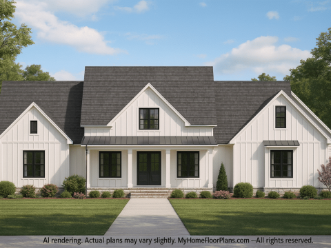 Spacious 1.5-Story House Plan with CAD Design & Bonus Features