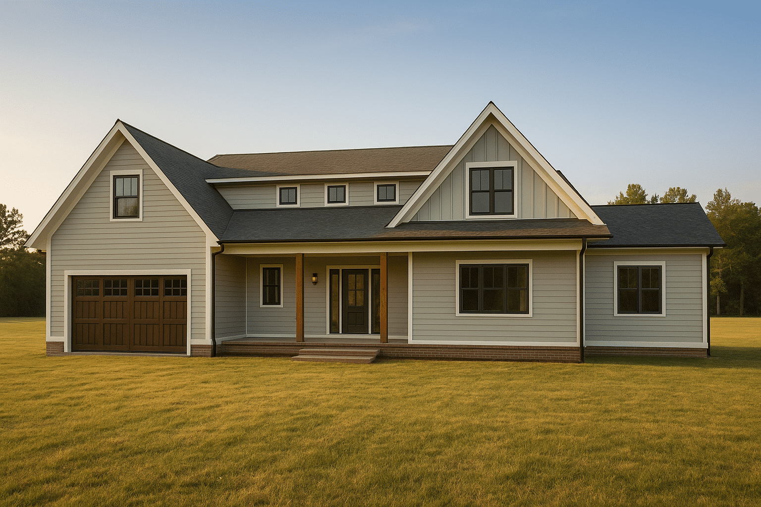 Spacious 1.5-Story House Plan with Vaulted Ceilings and CAD Blueprints