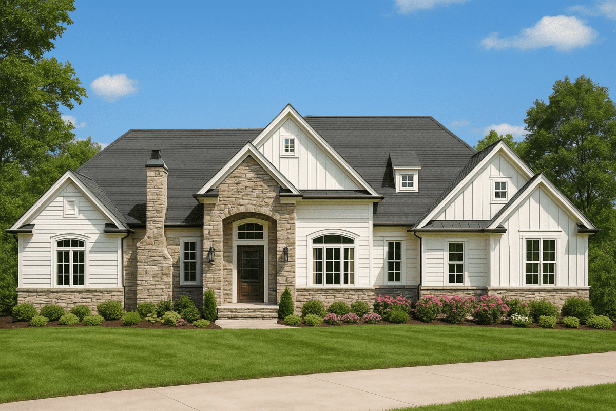Spacious 2-Story Home Plan with CAD Designs & Floor Plans