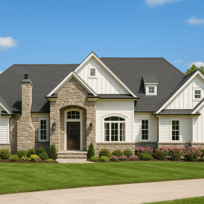 Spacious 2-Story Home Plan with CAD Designs & Floor Plans