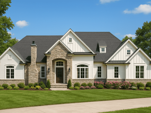 Spacious 2-Story Home Plan with CAD Designs & Floor Plans