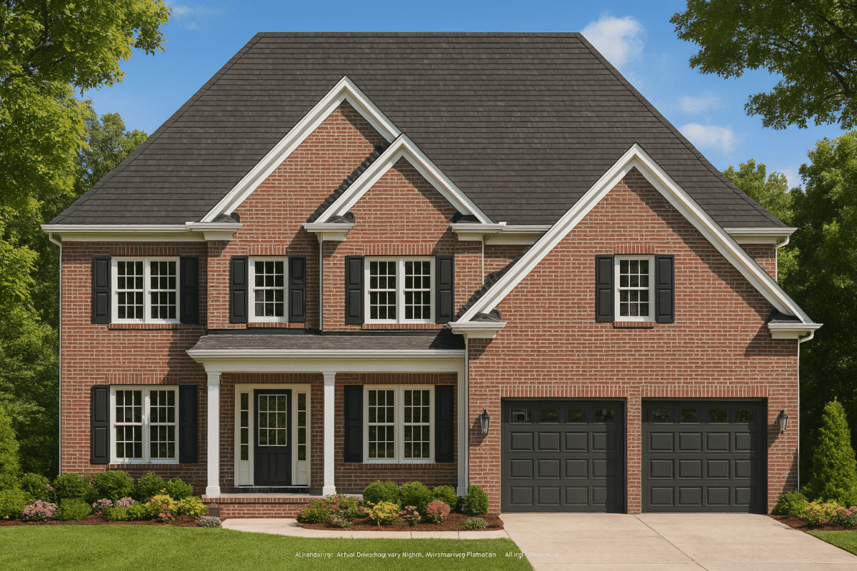 Spacious 2-Story House Plan with 4 Bedrooms and CAD Blueprints