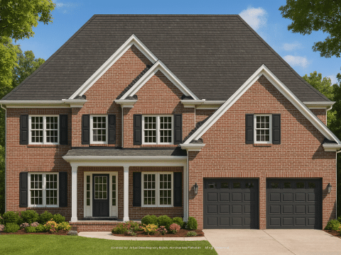 Spacious 2-Story House Plan with 4 Bedrooms and CAD Blueprints