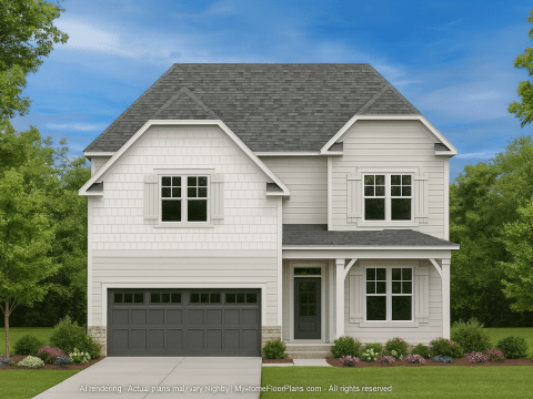 Spacious 2-Story House Plan with Craftsman Architecture