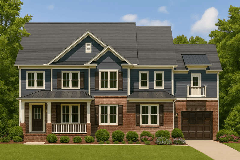 Spacious 2-Story House Plan with Craftsman Charm