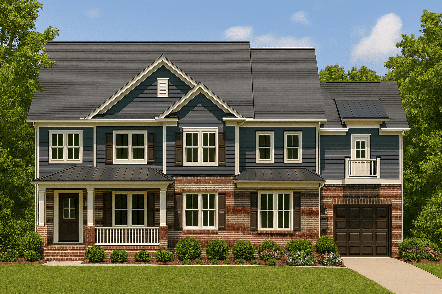 Spacious 2-Story House Plan with Craftsman Charm