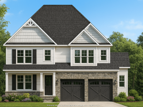 Spacious 2-Story House Plan with Craftsman Flair & CAD Blueprints