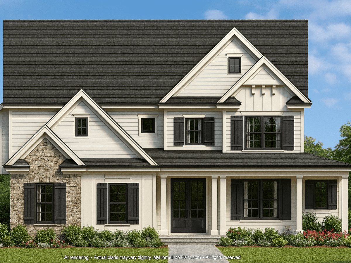 Spacious 2-Story House Plan with Traditional Craftsman Charm