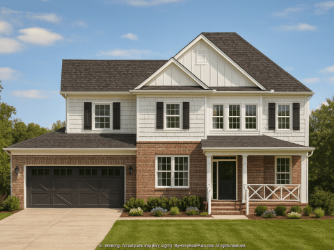 Spacious 2-Story House Plan with Traditional Craftsman Charm