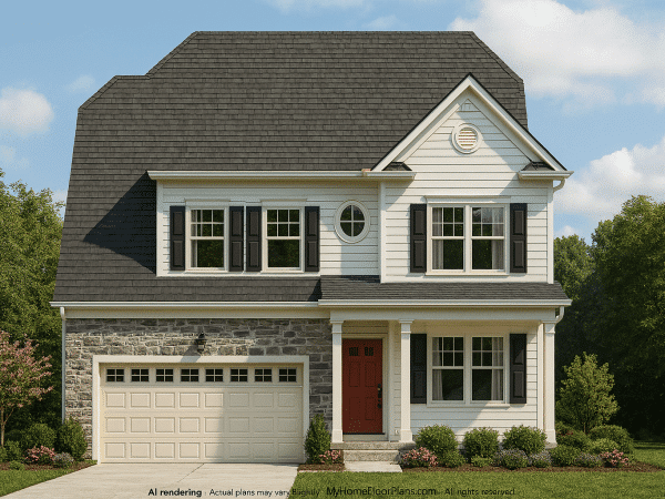 Spacious 3-Story House Plan with CAD Designs & Craftsman Charm