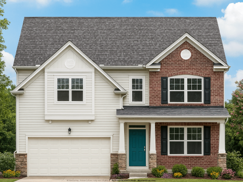 Spacious 3-Story House Plan with Traditional Style and CAD Blueprints