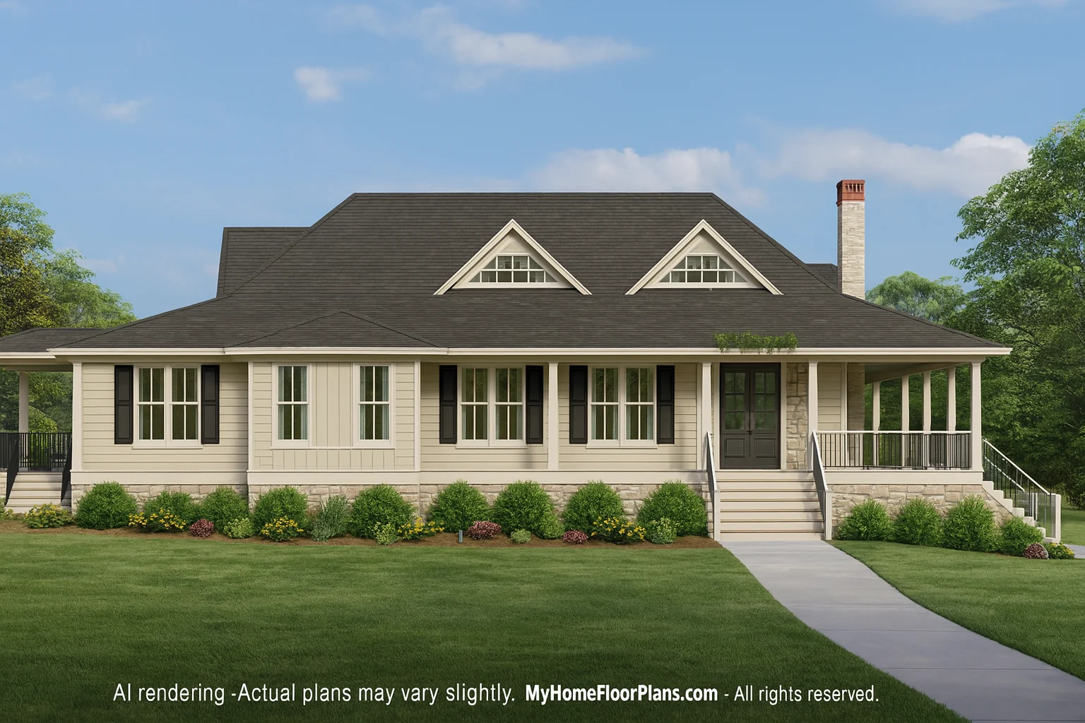 Spacious Craftsman Home Plan with CAD Floor Designs