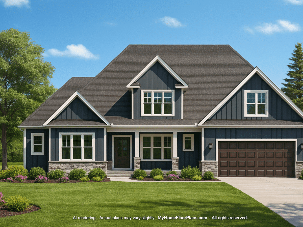Spacious House Plan with Floor Plan & CAD Architecture Designs
