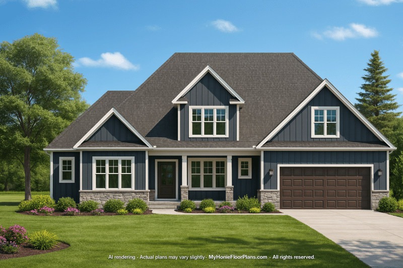 Spacious House Plan with Floor Plan & CAD Architecture Designs