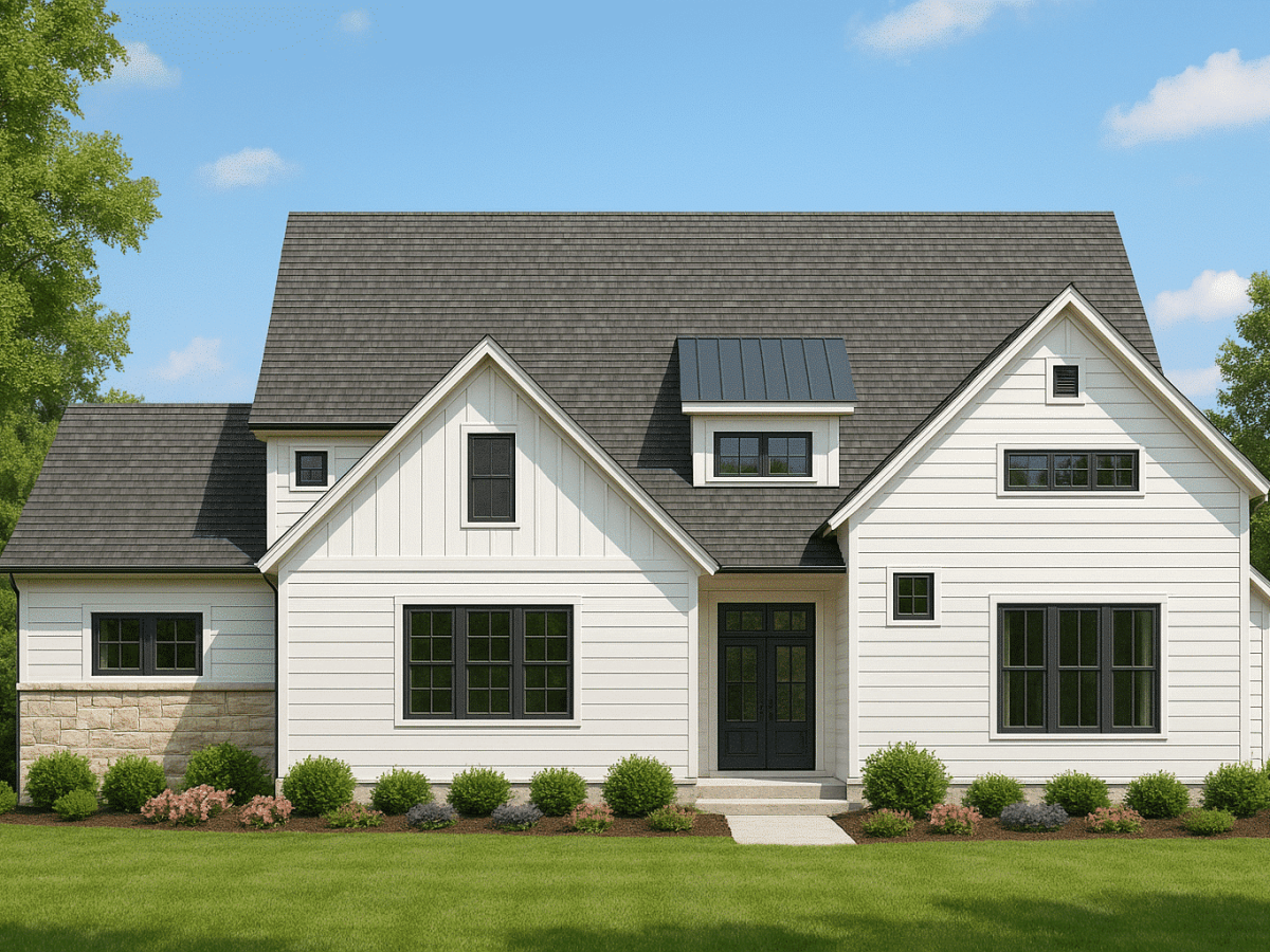 Spacious Traditional Craftsman Home Plan with Detailed CAD Blueprint