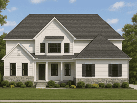 Stunning 2-Story House Plan with 4 Bedrooms and Craftsman Appeal