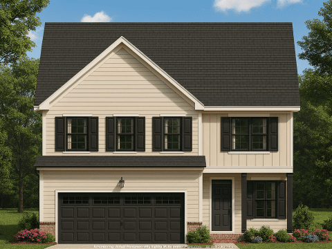 Stunning 2-Story House Plan with CAD Blueprints & Classic Style