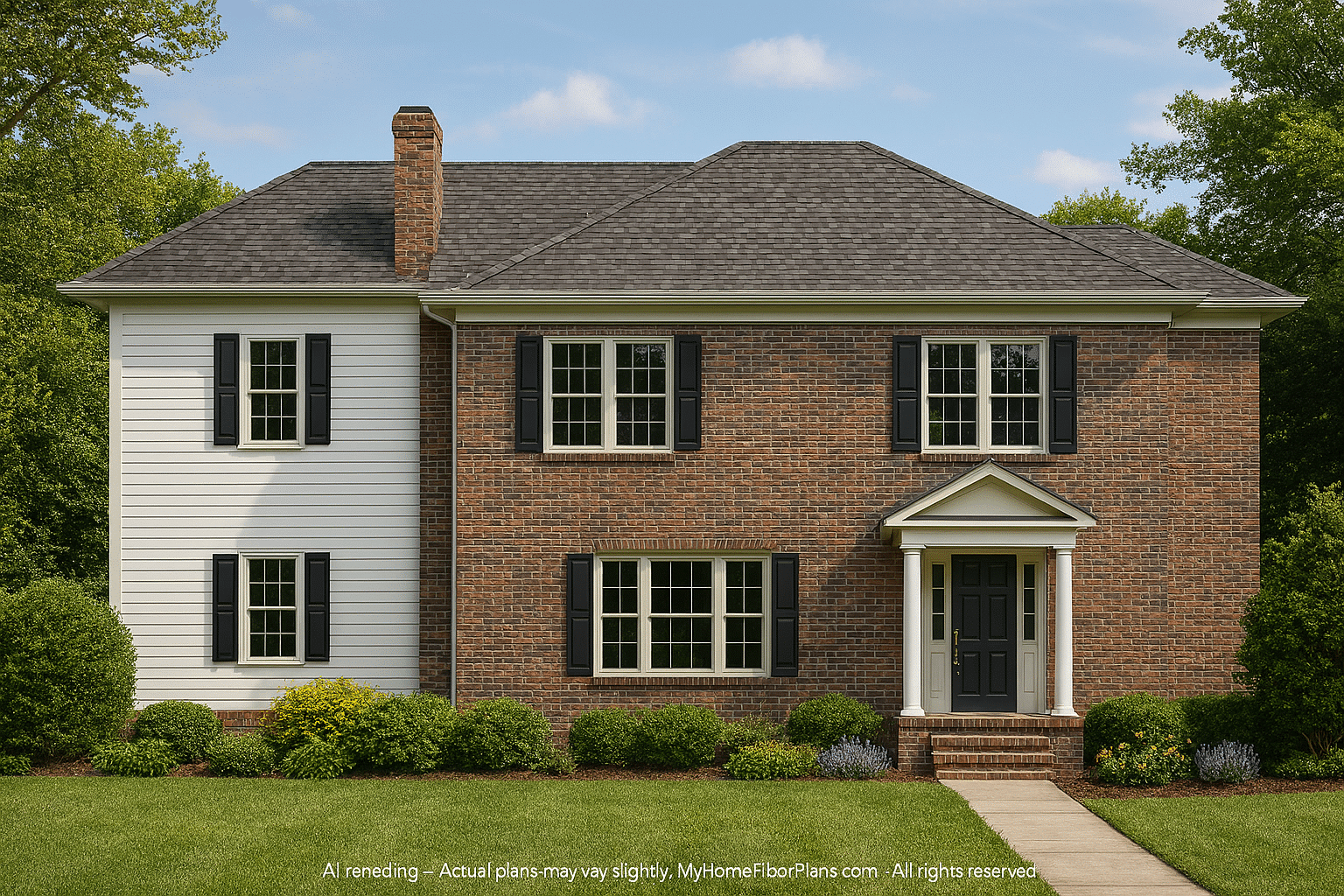 Stunning 2-Story House Plan with CAD Designs & Blueprints